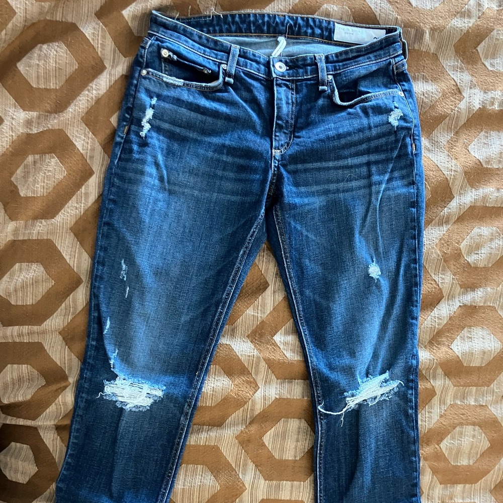 Rag & Bone Slim Boyfriend Jeans
